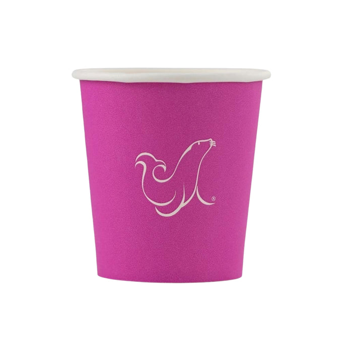 VASO DE CARTÓN 4OZ C/50 PZAS ROSA