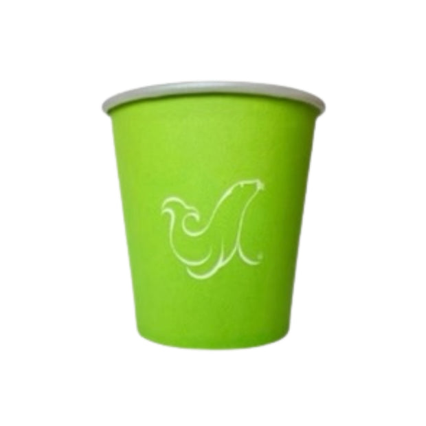 VASO DE CARTÓN 4OZ C/50 PZAS VERDE